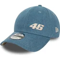 cappellino-curvo-blu-snapback-9forty-denim-di-valentino-rossi-vr46-motogp-di-new-era