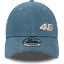 cappellino-curvo-blu-snapback-9forty-denim-di-valentino-rossi-vr46-motogp-di-new-era