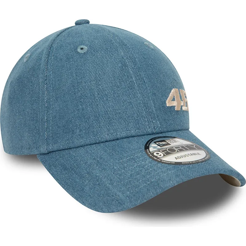 cappelli-curva-blu-snapback-9forty-denim-dei-valentino-rossi-vr46-motogp-di-new-era cappelli-curva-blu-snapback-9forty-denim-dei-valentino-rossi-vr46-motogp-di-new-era