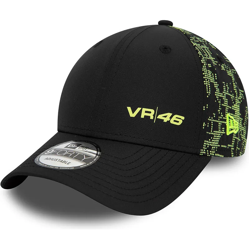 cappelli-curva-nero-snapback-9forty-poly-print-dei-valentino-rossi-vr46-motogp-di-new-era cappelli-curva-nero-snapback-9forty-poly-print-dei-valentino-rossi-vr46-motogp-di-new-era