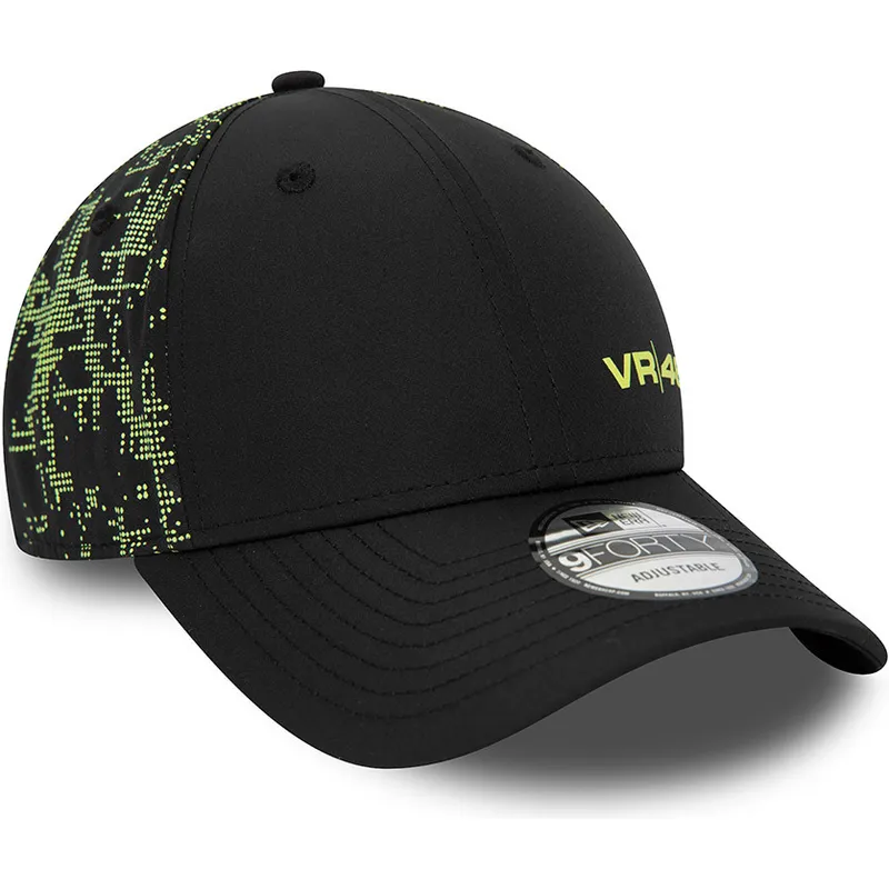 cappelli-curva-nero-snapback-9forty-poly-print-dei-valentino-rossi-vr46-motogp-di-new-era cappelli-curva-nero-snapback-9forty-poly-print-dei-valentino-rossi-vr46-motogp-di-new-era