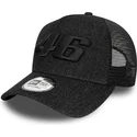 cappelli-curva-nero-snapback-9forty-a-frame-denim-dei-valentino-rossi-vr46-motogp-di-new-era