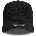 cappelli-curva-nero-snapback-9forty-a-frame-denim-dei-valentino-rossi-vr46-motogp-di-new-era