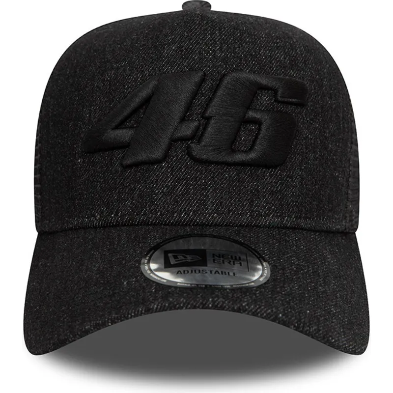 cappelli-curva-nero-snapback-9forty-a-frame-denim-dei-valentino-rossi-vr46-motogp-di-new-era