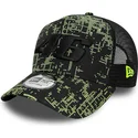 cappellino-trucker-nero-9forty-a-frame-poly-print-di-valentino-rossi-vr46-motogp-di-new-era