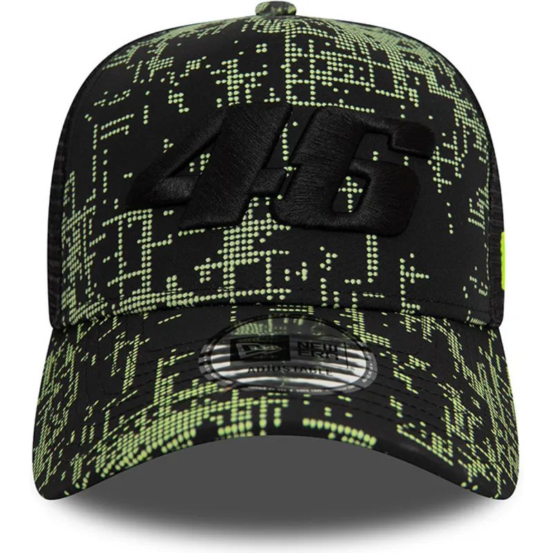 cappelli-curva-nero-snapback-9forty-a-frame-poly-print-dei-valentino-rossi-vr46-motogp-di-new-era