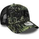 cappellino-trucker-nero-9forty-a-frame-poly-print-di-valentino-rossi-vr46-motogp-di-new-era