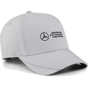 cappellino-grigio-con-visiera-curva-snapback-bb-mercedes-formula-1-di-puma