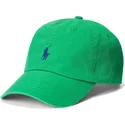 cappellino-verde-regolabile-con-logo-blu-cotton-chino-classic-sport-di-polo-ralph-lauren