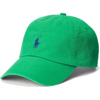 Cappello curvo verde cinghia regolabile Cotton Chino Classic Sport di Polo Ralph Lauren