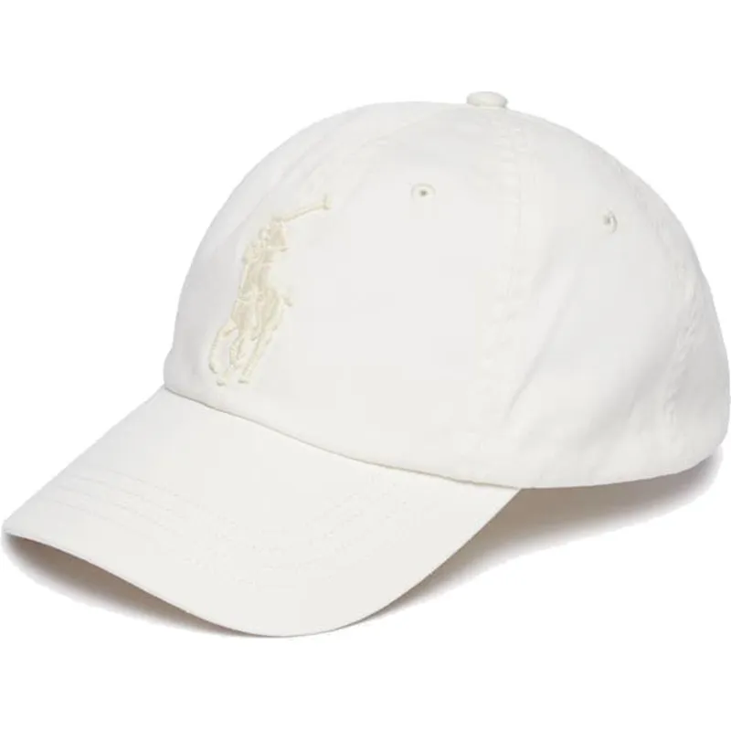 cappelli-curva-beige-cinghia-regolabile-di-polo-ralph-lauren