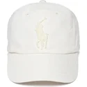 cappelli-curva-beige-cinghia-regolabile-di-polo-ralph-lauren