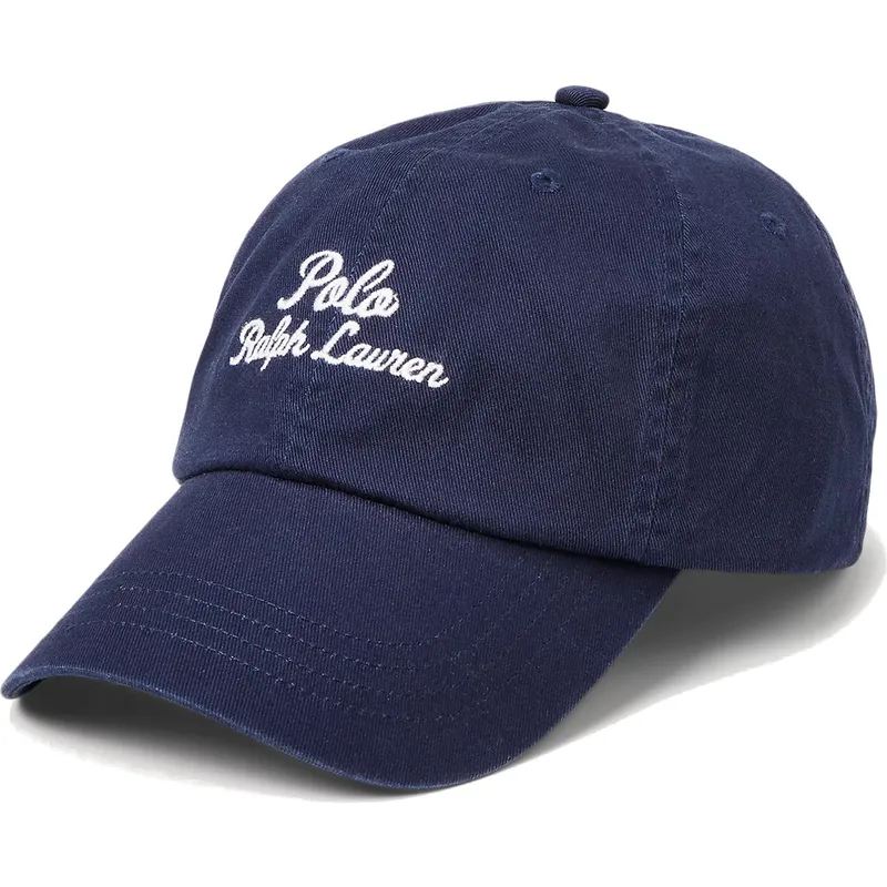 cappelli-curva-blu-marino-cinghia-regolabile-di-polo-ralph-lauren