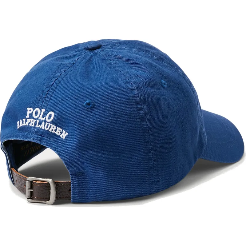 cappelli-curva-blu-cinghia-regolabile-di-polo-ralph-lauren