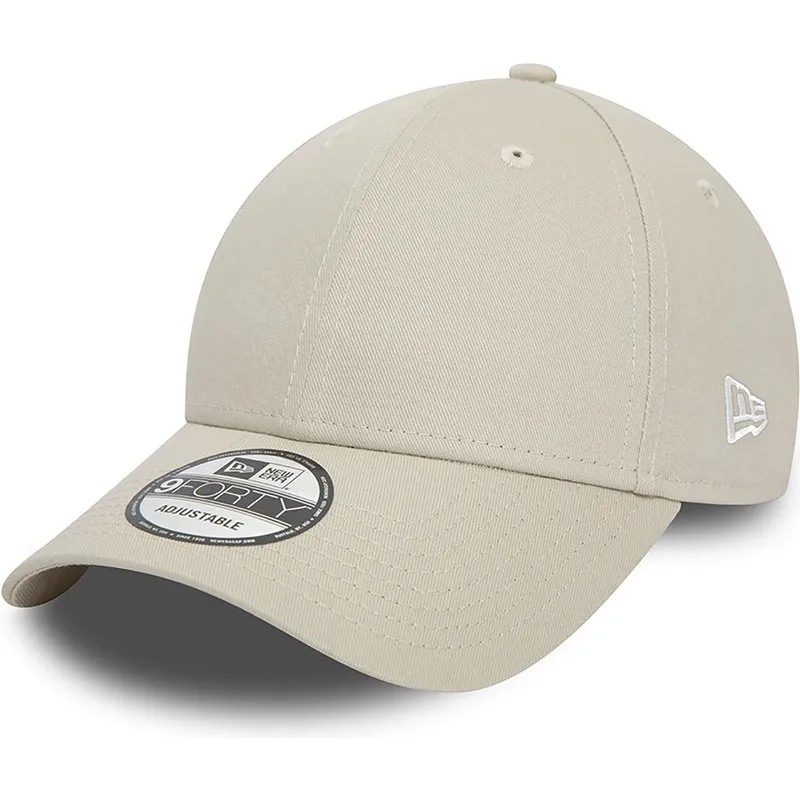 cappelli-curva-beige-cinghia-regolabile-9forty-di-new-era
