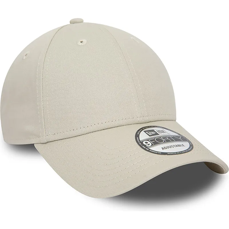 cappelli-curva-beige-cinghia-regolabile-9forty-di-new-era