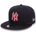 cappelli-piatta-blu-marino-snapback-9fifty-outline-dei-new-york-yankees-mlb-di-new-era