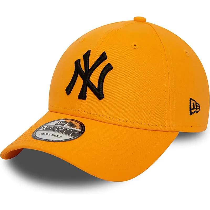 cappelli-curva-arancia-cinghia-regolabile-negro-9forty-league-essential-dei-new-york-yankees-mlb-di-new-era cappelli-curva-arancia-cinghia-regolabile-negro-9forty-league-essential-dei-new-york-yankees-mlb-di-new-era