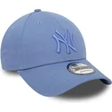 cappelli-curva-blu-cinghia-regolabile-9forty-league-essential-dei-new-york-yankees-mlb-di-new-era