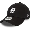 cappellino-curvo-nero-regolabile-9forty-league-essential-dei-detroit-tigers-mlb-di-new-era