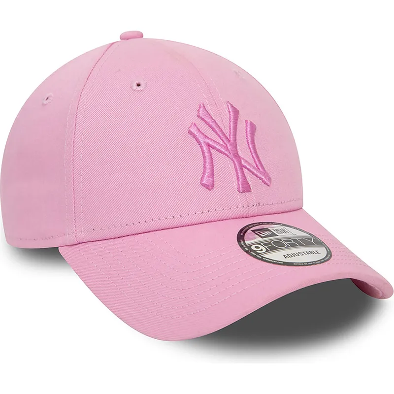 cappellino-rosa-regolabile-con-visiera-curva-e-logo-rosa-9forty-league-essential-dei-new-york-yankees-mlb-di-new-era
