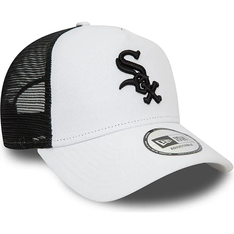 cappelli-curva-bianco-snapback-a-frame-league-essential-dei-chicago-white-sox-mlb-di-new-era