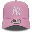 cappellino-trucker-rosa-a-frame-league-essential-dei-new-york-yankees-mlb-di-new-era
