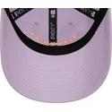 cappellino-curvo-viola-regolabile-da-donna-9twenty-wordmark-di-malibu-beach-california-di-new-era