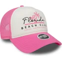 cappelli-curva-rosa-snapback-a-frame-foam-front-dei-florida-beach-club-di-new-era
