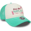 cappelli-curva-verde-snapback-a-frame-foam-front-dei-miami-surf-club-florida-di-new-era