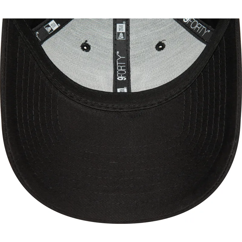 cappelli-curva-nero-cinghia-regolabile-9forty-flower-dei-new-york-yankees-mlb-di-new-era