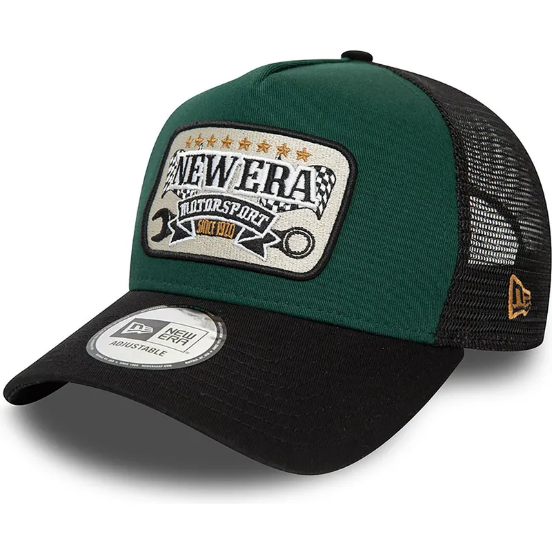 cappelli-curva-verde-snapback-a-frame-di-new-era