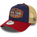 cappelli-curva-multicolore-snapback-a-frame-di-new-era