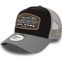 cappellino-trucker-nero-e-grigio-a-frame-patch-new-york-racing-di-new-era