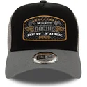 cappellino-trucker-nero-e-grigio-a-frame-patch-new-york-racing-di-new-era