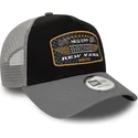 cappellino-trucker-nero-e-grigio-a-frame-patch-new-york-racing-di-new-era