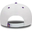 cappello-piatto-bianco-e-viola-snapback-9fifty-white-crown-dei-los-angeles-lakers-nba-di-new-era