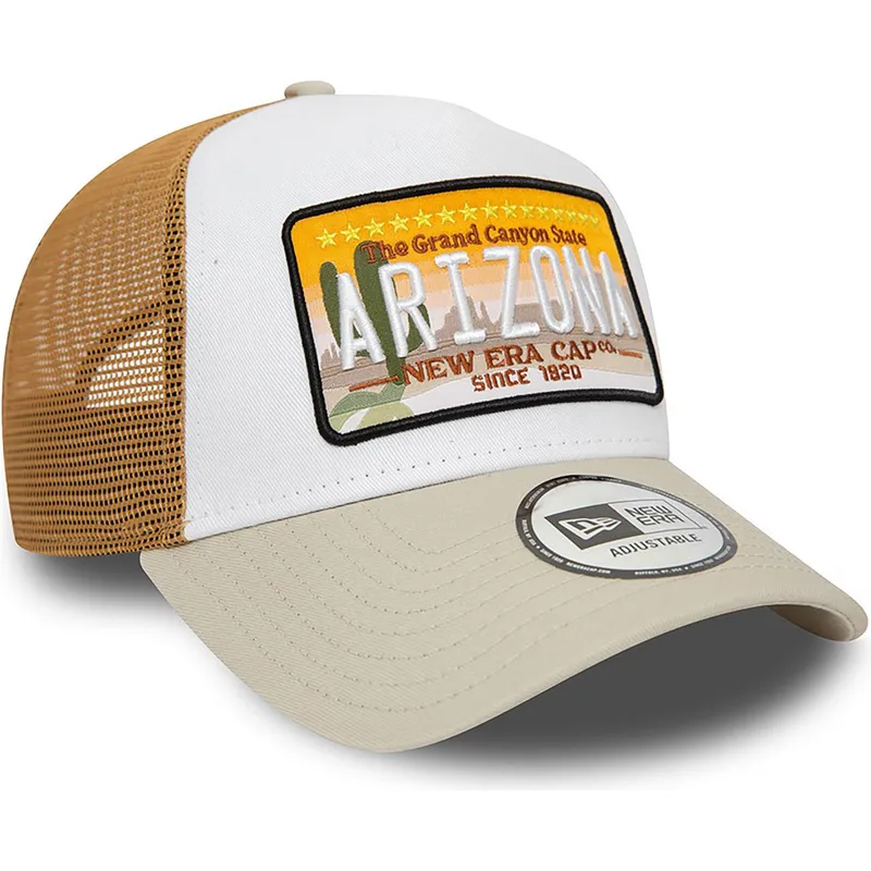 cappelli-curva-marrone-snapback-a-frame-di-new-era