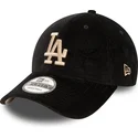 cappellino-curvo-nero-regolabile-9forty-cord-dei-los-angeles-dodgers-mlb-di-new-era