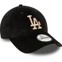 cappelli-curva-nero-cinghia-regolabile-9forty-cord-dei-los-angeles-dodgers-mlb-di-new-era