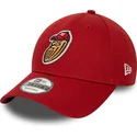 cappelli-curva-rosso-cinghia-regolabile-9forty-minor-league-dei-modesto-nuts-milb-di-new-era