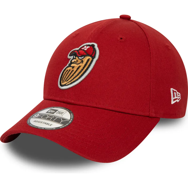 cappelli-curva-rosso-cinghia-regolabile-9forty-minor-league-dei-modesto-nuts-milb-di-new-era cappelli-curva-rosso-cinghia-regolabile-9forty-minor-league-dei-modesto-nuts-milb-di-new-era