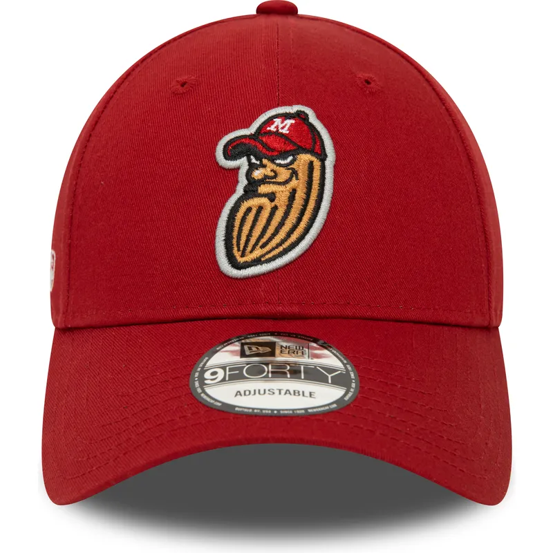 cappelli-curva-rosso-cinghia-regolabile-9forty-minor-league-dei-modesto-nuts-milb-di-new-era cappelli-curva-rosso-cinghia-regolabile-9forty-minor-league-dei-modesto-nuts-milb-di-new-era