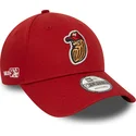 cappelli-curva-rosso-cinghia-regolabile-9forty-minor-league-dei-modesto-nuts-milb-di-new-era
