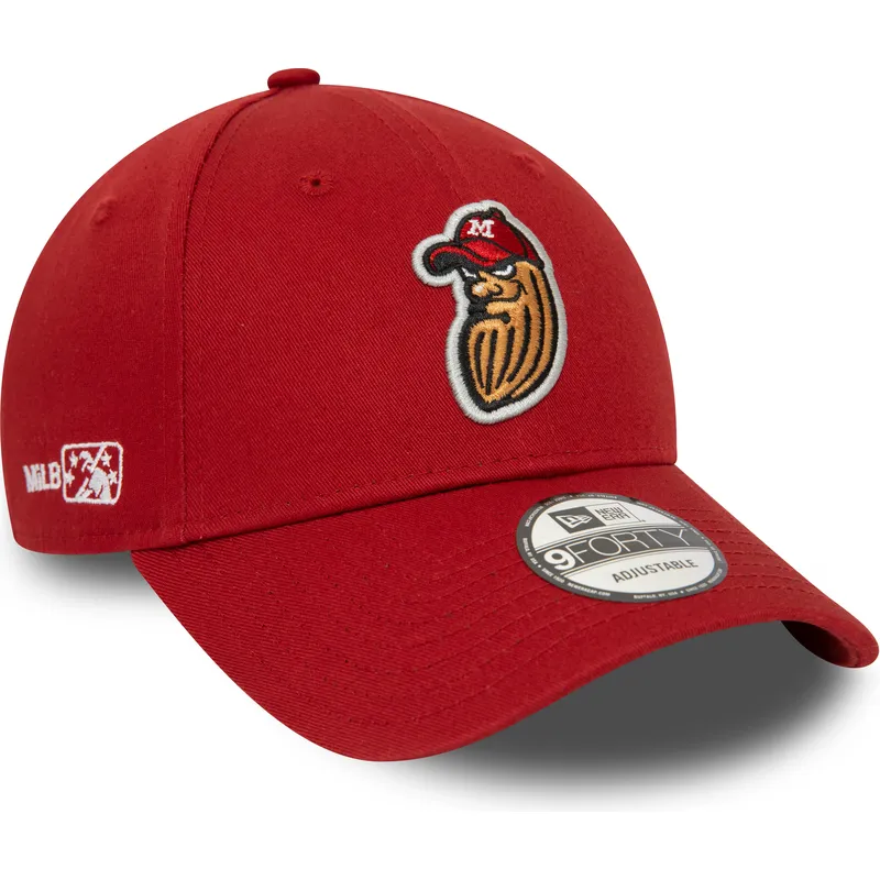 cappelli-curva-rosso-cinghia-regolabile-9forty-minor-league-dei-modesto-nuts-milb-di-new-era cappelli-curva-rosso-cinghia-regolabile-9forty-minor-league-dei-modesto-nuts-milb-di-new-era
