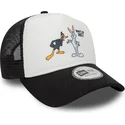 cappelli-curva-nero-snapback-a-frame-character-dei-bugs-bunny-y-pato-lucas-looney-tunes-di-new-era