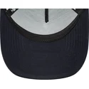 cappelli-curva-blu-marino-snapback-marron-a-frame-boucle-dei-new-york-yankees-mlb-di-new-era