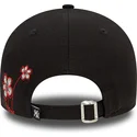 cappelli-curva-nero-cinghia-regolabile-9forty-flower-icon-dei-new-york-yankees-mlb-di-new-era