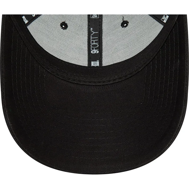 cappelli-curva-nero-cinghia-regolabile-9forty-flower-icon-dei-new-york-yankees-mlb-di-new-era