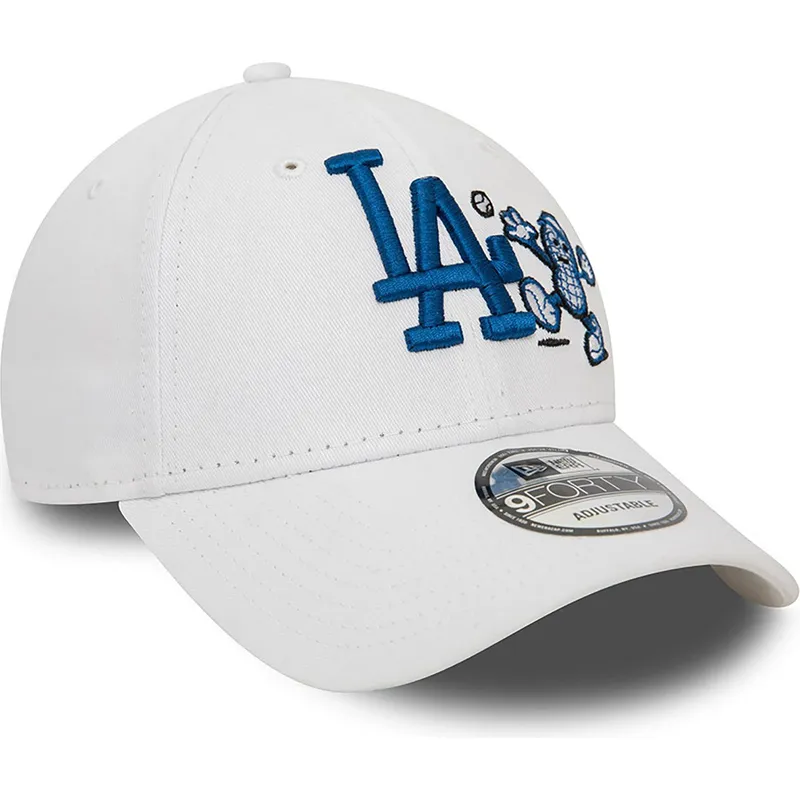 cappelli-curva-bianco-cinghia-regolabile-9forty-food-character-dei-los-angeles-dodgers-mlb-di-new-era cappelli-curva-bianco-cinghia-regolabile-9forty-food-character-dei-los-angeles-dodgers-mlb-di-new-era